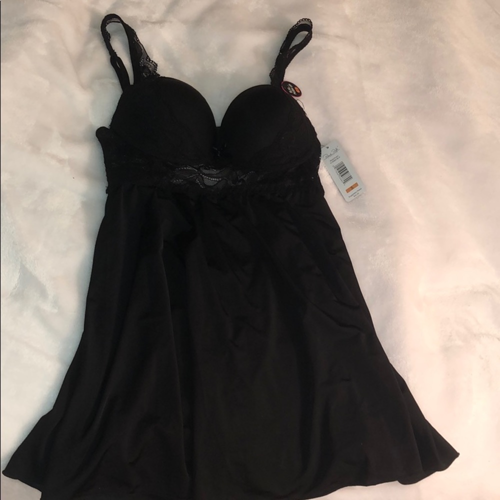 NWT LINGERIE BLACK PIECE